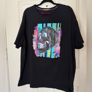 Robert Graham Vibrant Skull Multicolor Graphic Tee 2XL